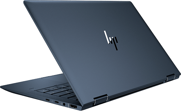 HP Elite Dragonfly rear in laptop mode from The Laptop Company for NZ government